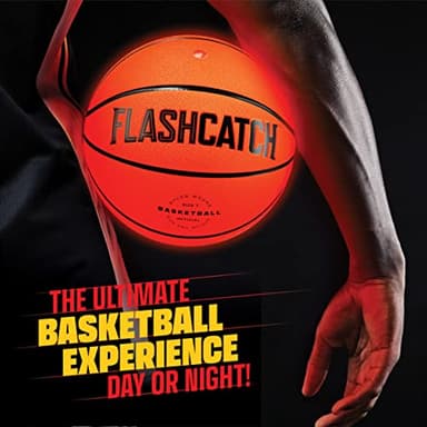 FlashCatch Light Up Basketball - Glow in The Dark - Sports Gear Accessories Gifts for Boys 8-15+ Year Old - Kids Teens Gift Birthday Ideas - Teen Boy Toys Ages 8 9 10 11 12 13 14 15 Outdoor Teenager - Image 7