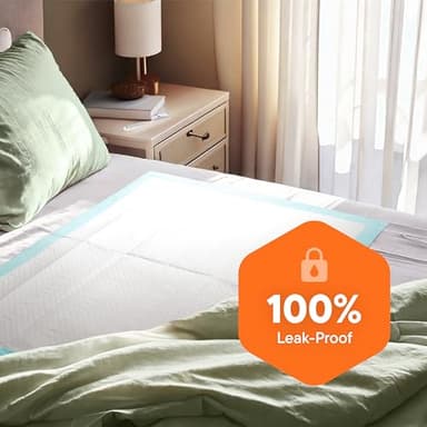 Chucks Pads Disposable [100-Pack] Adult Incontinence Underpads 30"x 36" Extra Large Super Absorbent Protective Bed Pads, Leak-Proof Pads - Pee Pads for Kids & Adults - Dog & Puppy Training Pads - Image 4