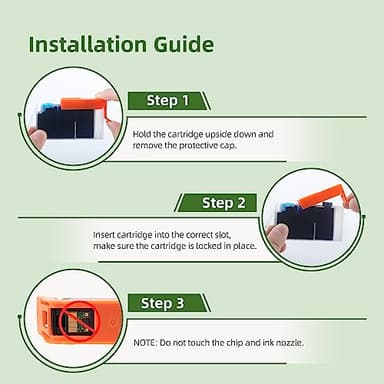 902XL Ink Cartridges for HP Printers Replacement for HP 902XL Ink Cartridges Combo Pack HP902XL Works for OfficeJet 6958 6962 6950 Pro 6978 6968 6975 Printer T0A39AN 4-Pack, Cyan Magenta Yellow Black - Image 4