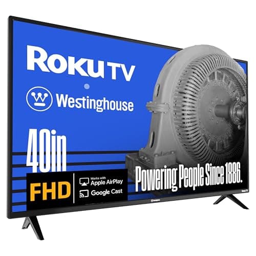 Westinghouse Roku TV - 40 Inch Smart TV, 1080P FHD Television with Wi-Fi Connectivity and Mobile App, Flat Screen, Bluetooth, Compatible with Apple AirPlay, Alexa and Google Assistant - Image 1