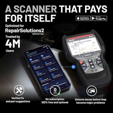 Innova 5610 OBD2 Bidirectional Scan Tool - Understand Your Vehicle, Pinpoint What's Wrong, and Complete Your Repairs with Less Headache, Updates Included, US-Based Technical Support - Image 5