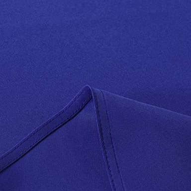 sancua Rectangle Tablecloth - 90 x 156 Inch - Water Resistant Spill Proof Washable Polyester Table Cloth, Royal Blue - Image 4