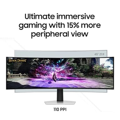 Samsung 49" Odyssey OLED (G93SC) Series Curved Gaming Monitor w QD-OLED, 240Hz, 0.03ms, DQHD, G-Sync Compatible, AMD FreeSync Premium Pro,Height Adjustable Stand,3 Yr Warranty,LS49CG932SNXZA - Image 5
