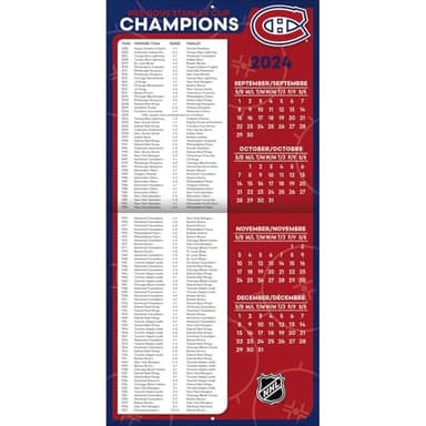 TURNER SPORTS Montreal Canadiens 2025 Mini Wall Calendar (25998040586) - Image 3