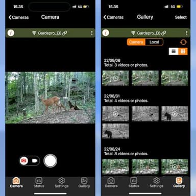 GardePro E6 Trail Camera WiFi 48MP 1296P Game Camera with No Glow Night Vision Motion Activated Waterproof for Wildlife Deer Scouting Hunting or Property Security, Camo - Image 8