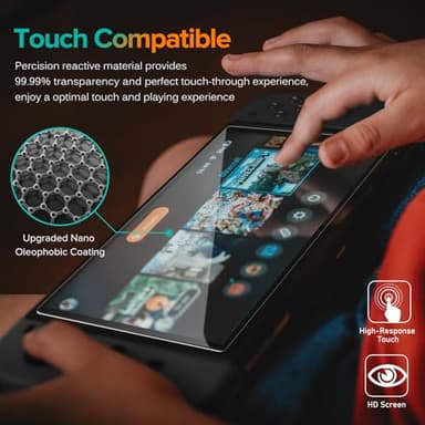 ivoler 3-Pack Screen Protector Tempered Glass for Nintendo Switch 2 Model 2025, Transparent HD Clear Anti-Scratch Screen Protector Accessories for Nintendo Switch 2, [7.9 inch] - Image 6