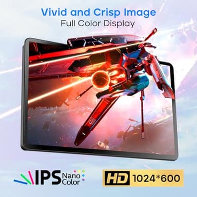 Touch Screen Monitor with Case,ROADOM 10.1’’ Raspberry Pi Screen, IPS FHD 1024×600,Responsive and Smooth Touch,Dual Built-in Speakers,HDMI Input,Compatible with Raspberry Pi 5/4/3/Zero,Versatile Stand - Image 3