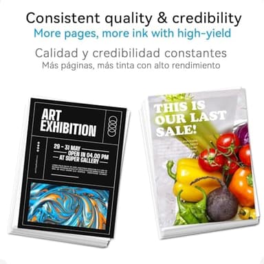 64XL Ink Cartridge Combo Pack Compatible for HP Ink 64 Black Color Compatible for Envy Photo 7855 7858 7155 6255 6200 Envy Inspire 7900e 7955e 7255e 7950e Printer - Image 6