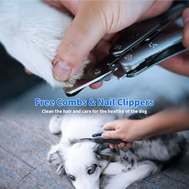 Dog Nail Trimmers for Sensitive Dog, Sharpest Quiet Smoothest Dog Nail Clipper for X Large Medium Small Size Breed, Heavy Duty Metal Dog Toenail Clippers for All Dogs with Thick Toenail - Image 2