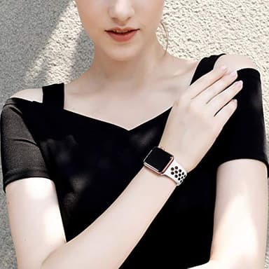 Lerobo 3 Pack Sport Bands Compatible with Apple Watch Band 44mm 49mm 46mm 45mm 42mm 41mm 40mm 38mm Men Women,Soft Silicone Breathable Band for iWatch SE Ultra iWatch Series 10 9 8 7 6 5 4 3 2 1 - Image 8