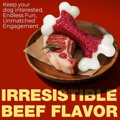 Kseroo Tough Dog Toys, Toys for Aggressive Chewers Large Breed, Chew Dogs, Bone Toy Nylon Dogs Almost Indestructible - Image 4