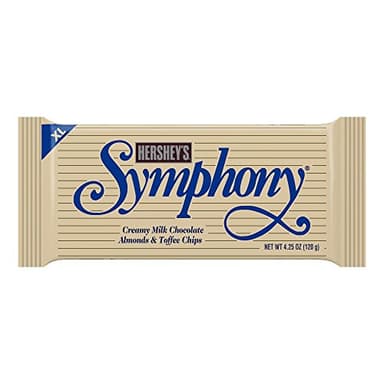 HERSHEY'S SYMPHONY Chocolate Almond Toffee XL, Candy Bars, 4.25 oz (16 Pieces, 12 Count) - Image 4