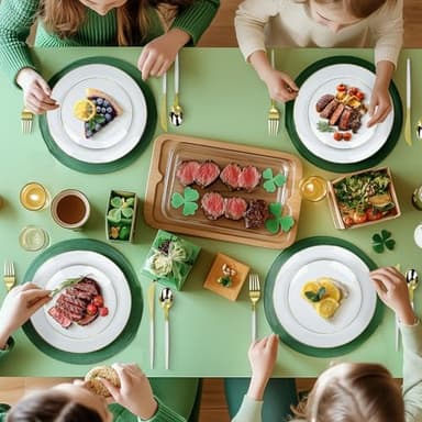 Bestluck 100PCS White Plastic Plates with Gold Rim, White Gold Disposable Plates for Party, Wedding, Include 50 Dinner Plates, 50 Dessert Plates for 50 Guests - Image 5