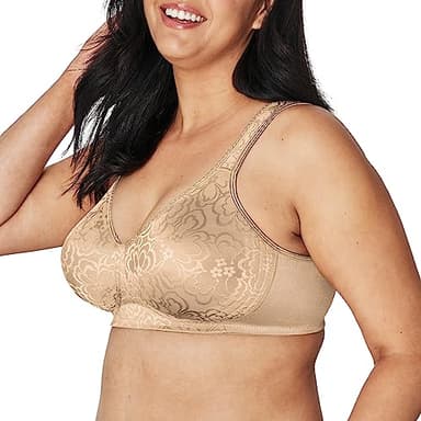 Playtex Women's 18 Hour Ultimate Lift & Support Wireless Bra US4745, Nude, 38C - Image 2