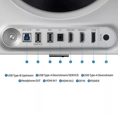 SAMSUNG 27" Odyssey OLED G6 QHD Gaming Monitor 240Hz 0.03ms LS27DG61DSNXZA (Renewed) - Image 6