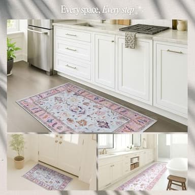 Fame Rugs Modern Oushak Rug. Vintage Turkish Oriental Inspired Small Area Rugs. Doormat Luxury Living Room Bedroom Bathroom Kitchen Entry 2' x 3' - Image 5