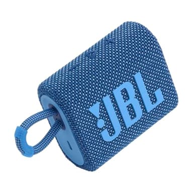 JBL Go 3 Eco - Portable Mini Bluetooth Speaker, big audio and punchy bass, IP67 waterproof and dustproof, 5 hours of playtime, Made in part with recycled materials (Eco Blue) - Image 5