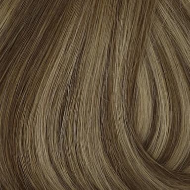 Full Shine Human Hair Clip in Extensions Brown Balayage Seamless Clip in Hair Extensions Human Hair Medium Brown with Honey Blonde Highlights Natural Seamless Look 18 Inch 8 Pcs 120 G - Image 8