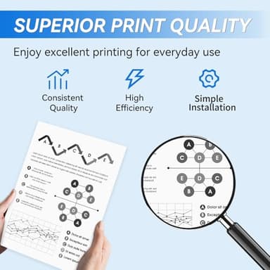 myCartridge 121 Black Toner Cartridge Compatible for Canon 121 CRG-121 CRG121 for Canon imageClass D1650 D1620 Printer (2-Pack), 121 Black Toner Cartridge - Image 4