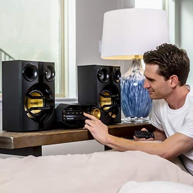 PHILIPS FX10 Bluetooth Stereo System for Home with CD Player , MP3, USB, FM Radio, Bass Reflex Speaker, 230 W, Remote Control Included - Image 7