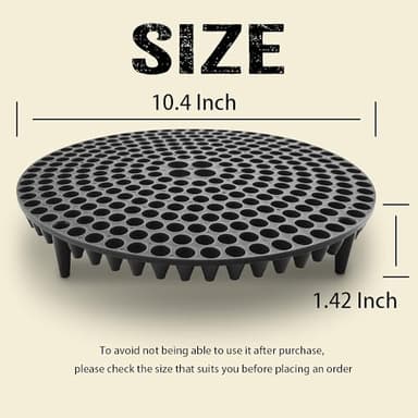 2 Pack 4-5 Gallon Car Wash Bucket Grit Trap Insert,Detailing Kit Accessories with Dirt & Debris Remover for Microfiber Mitts, Cloths, Sponges,Heavy Duty Grit Trap by X5MPLXPMX (Black) - Image 2