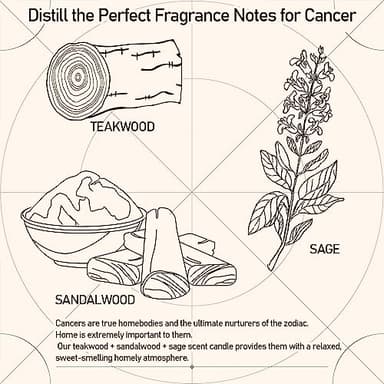 Cancer Zodiac Gifts for Women, Funny Birthday Gifts, Unique Cancer Zodiac Candle Gifts for Best Friends Man Mom Sister Girlfriend 21st 30th 40th 50th, Fun Astrology Present for Grandma Wife Husband - Image 3