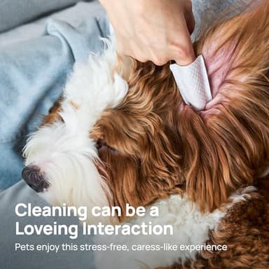 SmileDenX Pet Ear Wipes, Ear Cleaner Wipes for Dogs & Cats, Enzymes and Baking Soda - Fast Relief Ear Itching and Inflammation, Dog Ear Infection Treatment, Remove Dirt and Wax Build Up, 50 Count - Image 2