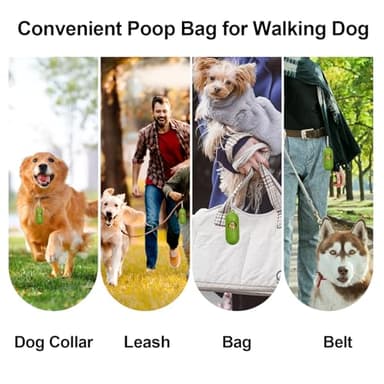 Lesibag Scented Dog Poop Bags With Dispenser, Strong and Leak-proof Waste Bags for Pets, 870 Count (58 Packs of 15), 13 Inch x 9 Inch (Khaki) - Image 7