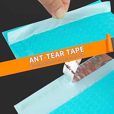 packbabol Bubble Mailers, 8.5x11 Inch Poly Padded Bubble Mailers Pack of 50 Bubble Envelopes Opaque Self Seal Adhesive Waterproof Bags for Shipping and Packaging (Teal) - Image 5