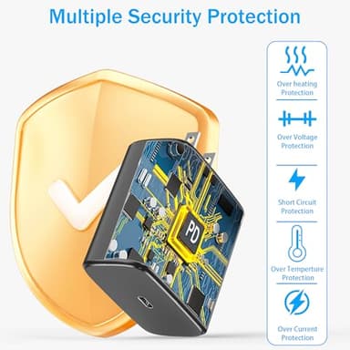 2025 New Super Fast Charger USB C, 2Pack 45W Type-C Android Phone Charger Fast Charging Cord Compatible with Samsung Galaxy S25 ultra/S25+/S25/S24 Ultra/S24/S23 Ultra/S23+/S23/S22 Ultra/S22+/S20 Ultra - Image 5