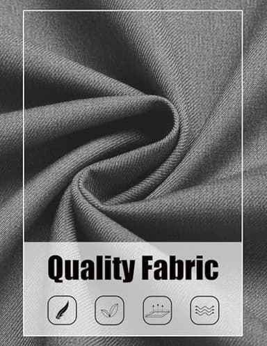 COOFANDY Casual Blazer for Men Regular Fit Sport Coats Lightweight Notch Lapel Suit Jacket Stretch Blazers Dark Grey - Image 5