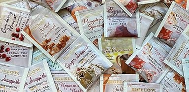 Bigelow Tea Seasonal Tea 6 Flavor Variety Pack, Mixed Caffeinated and Caffeine Free, 18 Count Pack of 6, 108 Total Tea Bags (Flavors May Vary) - Image 2