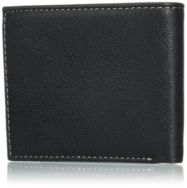 Timberland Men's RFID Blocking Wallet – Genuine Leather Passcase with Removable ID Holder, 6 Card Slots, 2 Billfold Pockets, Slim Design, Black, One Size - Image 2