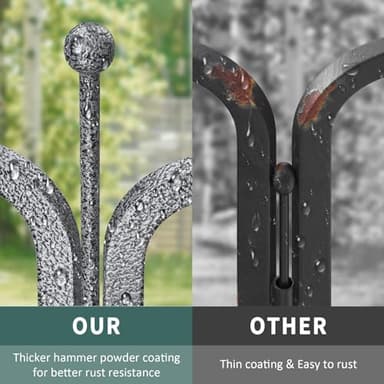 Musen Dog Playpen Indoor Outdoor, 16 Panels Dog Pen 32" Height Dog Fence Exercise with Doors for Large/Medium/Small Dogs, Portable Pet Playpen for Yard RV Camping, Hammer Paint Finish (Patent Pending - Image 4