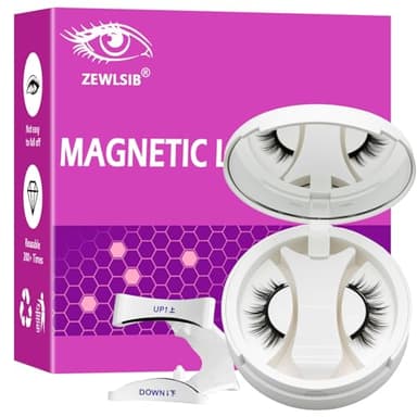 Magnetic Eyelashes With Applicato, Can Be Used Repeatedly,