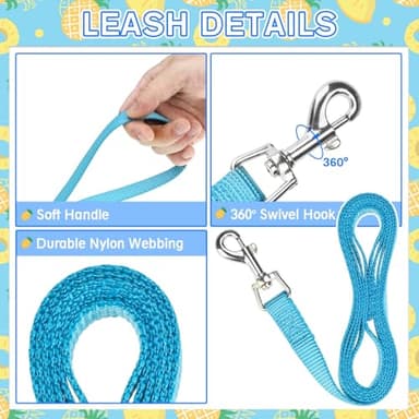 PUPTECK Soft Mesh Cat Vest Harness and Leash Set Puppy Padded Pet Harnesses Escape Proof for Cats Small Dogs Rabbits Bunny - Image 3