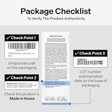 Torriden DIVE IN Hyaluronic Acid Serum 50ml (1.69 fl.oz.) | Deep Hydration to Get Glow Skin | Hyaluronic Acid, Panthenol, Allantoin | Korean Facial Serum - Image 2
