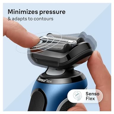 Braun Electric Shaver for Men, Series 6 6172cc, Wet & Dry Shave, Shaving Kit with SmartCare Center and Precision Trimmer - Image 5