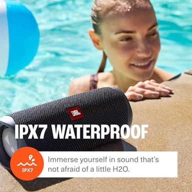JBL FLIP 5, Waterproof Portable Bluetooth Speaker, Black, Small - Image 5