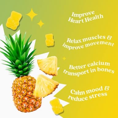 BeLive Magnesium Gummies 200mg - 60 Ct | Magnesium Glycinate Supplements for Relaxation, Stress Relief, and Sleep for Adults & Kids - Tasty and Tangy Pineapple Flavor - Image 5