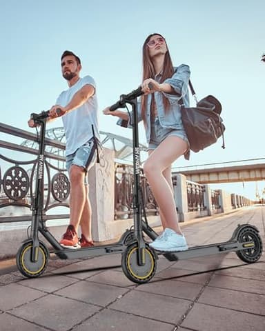 Electric Scooter, 350W/500W Motor, 8.5''/10''Tires, Top Speed 16/19/22 mph, Max 12/21/23Miles Ranges, Foldable E Scooter for Adults (H5-187Wh-350W) - Image 7