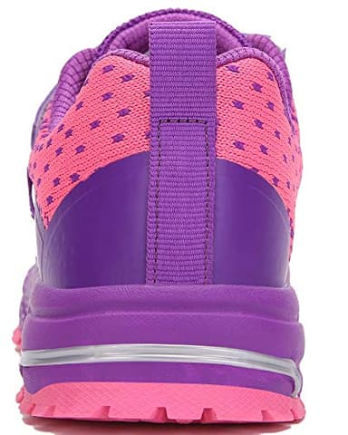 Kids Sneakers for Boys Girls Running Tennis Shoes Lightweight Breathable Sport Athletic Purple B Size US 4.5 Big Kid - Image 5
