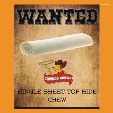 Cowdog Chews Beefhide Roll (7-8 inch) Long Lasting Dog Treat Bone, Great for Dental Health and Aggressive Chewers (40 Count) - Image 5