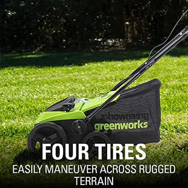 Greenworks 13 Amp 14-Inch Corded Dethatcher / Scarifier, DT13B00 - Image 10