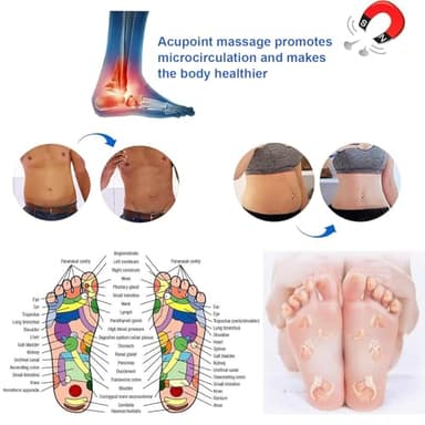 Orthopedic Acupressure Insoles – Reflexology Massage Insoles for Pain Relief, Comfortable Foot Support for Men and Women (Blue, L(Men 9.5-12/Women 10.5-13)) - Image 2