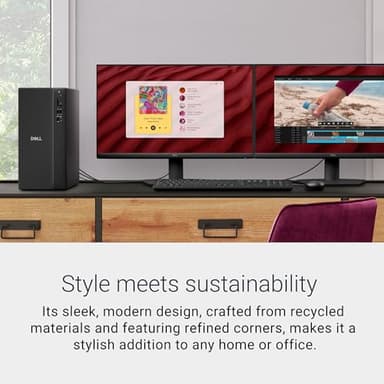 Dell Tower Desktop ECT1250 - Intel Core Ultra 7-265 Processor, Intel UHD Graphics, 32GB DDR5 5600MT/s Memory, 1TB M.2 SSD, 3.0 SD Card Reader, Wired Keyboard and Mouse, Basic Onsite Service - Image 7