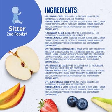 Gerber Stage 2 Baby Food, Baby Fruit And Cereal Tubs Variety Pack, Iron Helps Support Brain Development, No Artificial Flavors, Baby Cereal, 32-Pack - Image 3