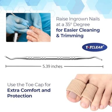 Ingrown Toenail Relief: Ingrown Toenail Tool for Men Women - Ingrown Toenail Removal Kit - Ingrown Toenail Corrector Drops - Ingrown Toenail Removal - Effective Solution for Ingrown Toenails - 30ml - Image 4
