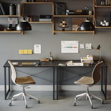 Cubiker Small Computer Desk, 32 inch Home Office Kids Desk for Bedroom and Small Spaces, Modern Simple Cheap Table for Studying, Writing, Working, Black - Image 4