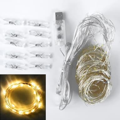 Champagne Tulle Backdrop Curtain with Lights String for Parites Wedding 10x8ft Champagne Sheer Backdrop Curtains for Bridal Shower Baby Shower Birthday Party Photo Booth Background Decorations - Image 7